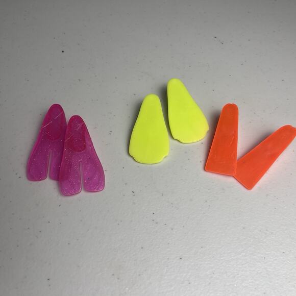 Barbie Doll Swim Flippers Scuba Diving Snorkel Accessories Beach Shoes Lot of 3 - Picture 3 of 9